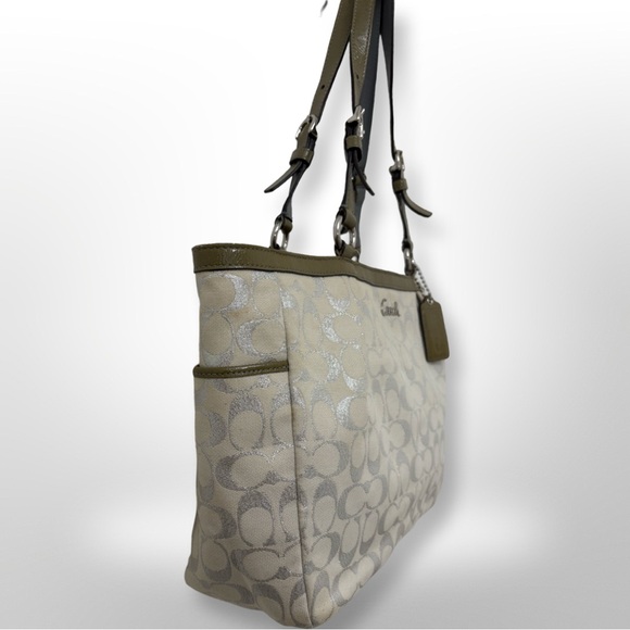 Coach Gallery Lurex East/West Tote - Picture 4 of 12